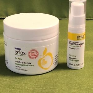 ECLOS AM PM Moisture Therapy Regenerative Cream Apple Stem Cells 2 oz &Eye Cream